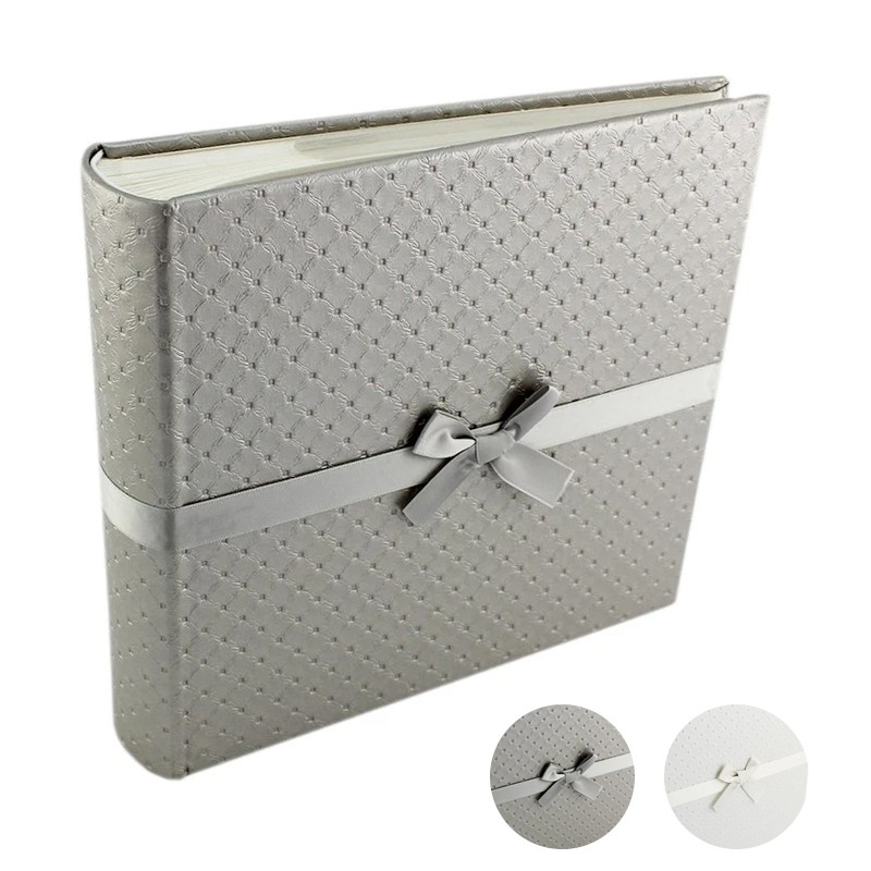 Album foto Unique Leather 13x18, 200 poze, spatiu notite, panglica satinata Alb - imagine 10